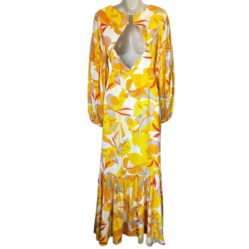 Acler Gallion Linen Wrap Maxi Dress – UK8 – pre-loved