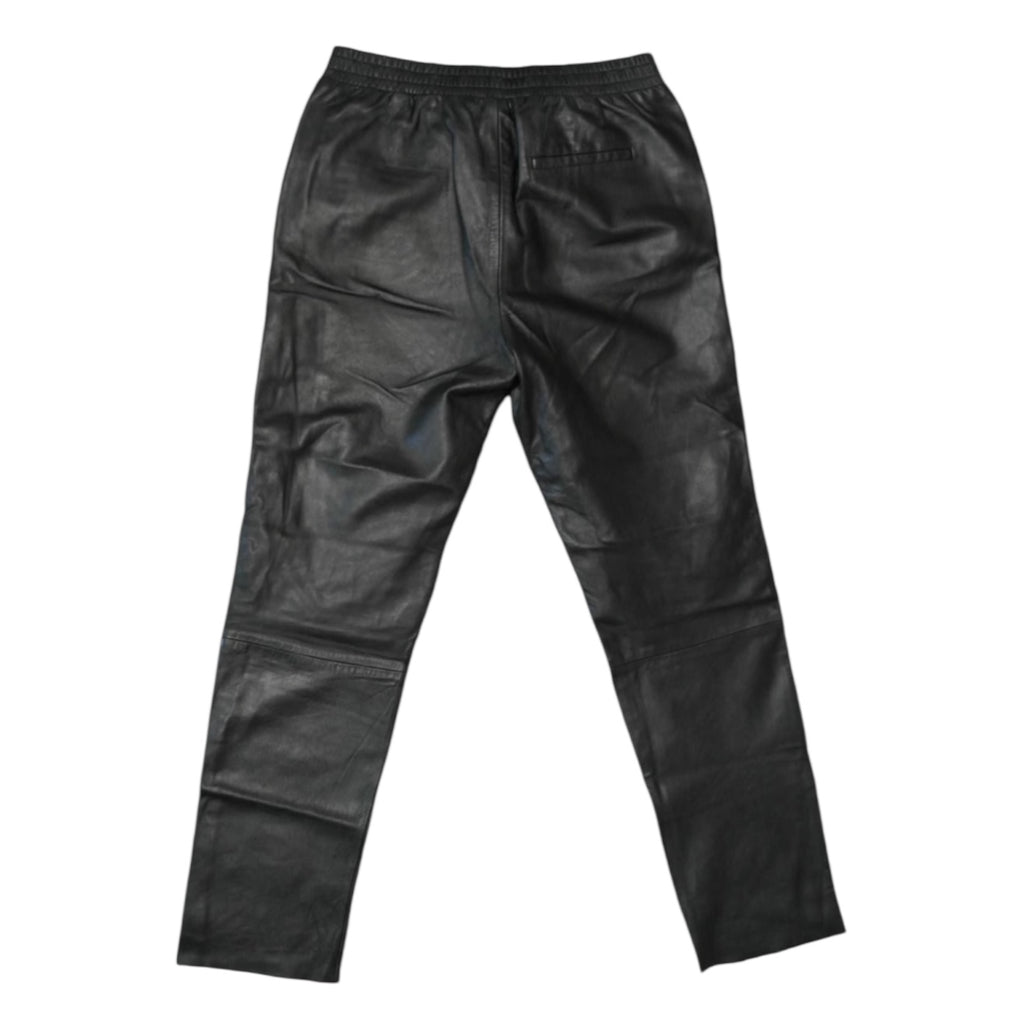 Maje Leather Tuxedo Stripe Jogger Pants – UK8 (Based on Measurements) – pre-loved