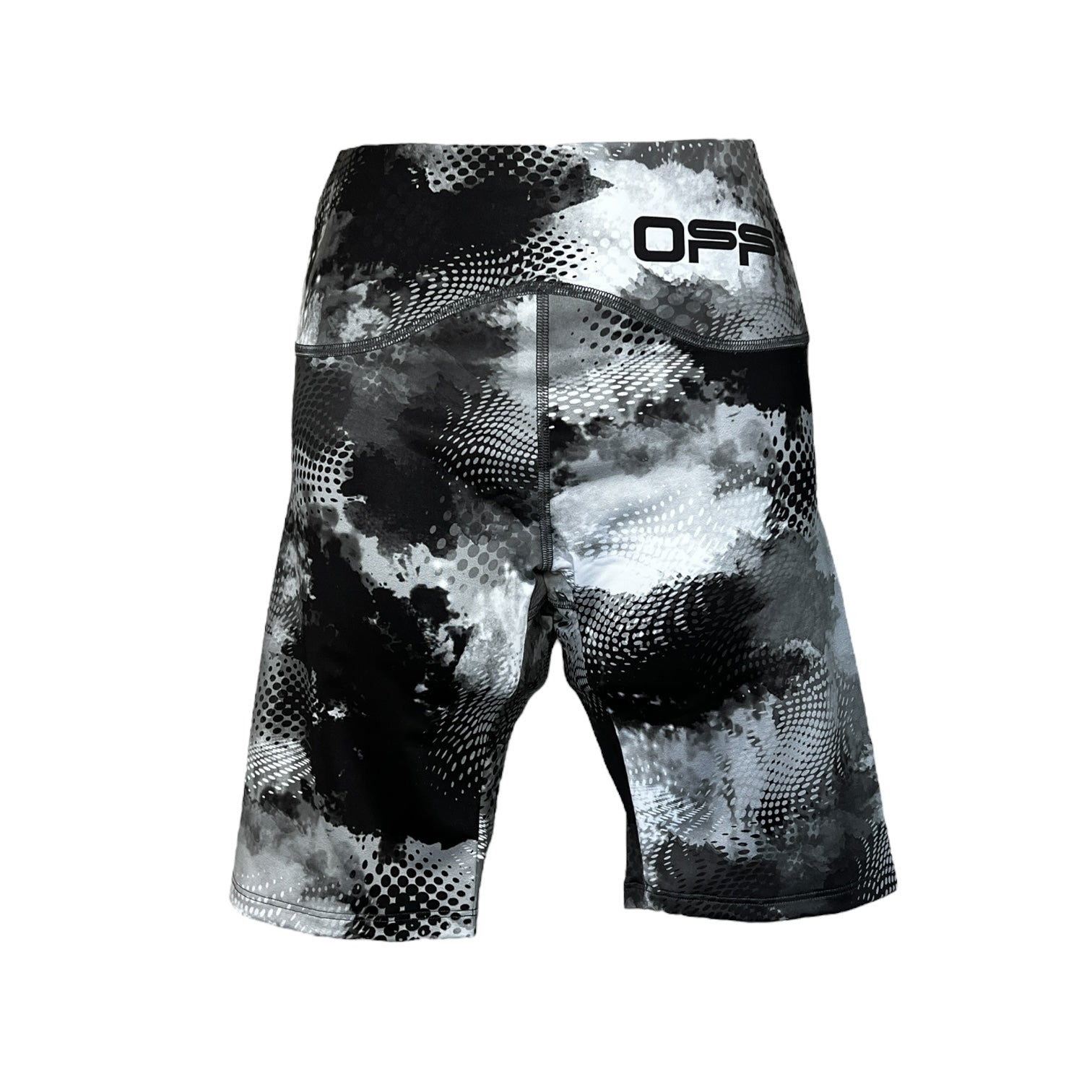 Off-White Grey Tie-Dye Active Cycling Shorts – S