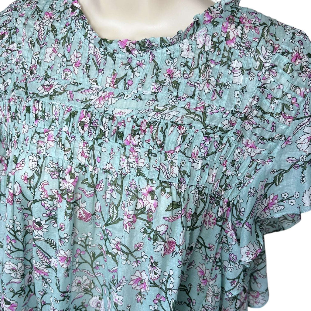 Isabel Marant Étoile Layona Ruffled Sleeveless Cotton Voile Top – FR36 (UK8)