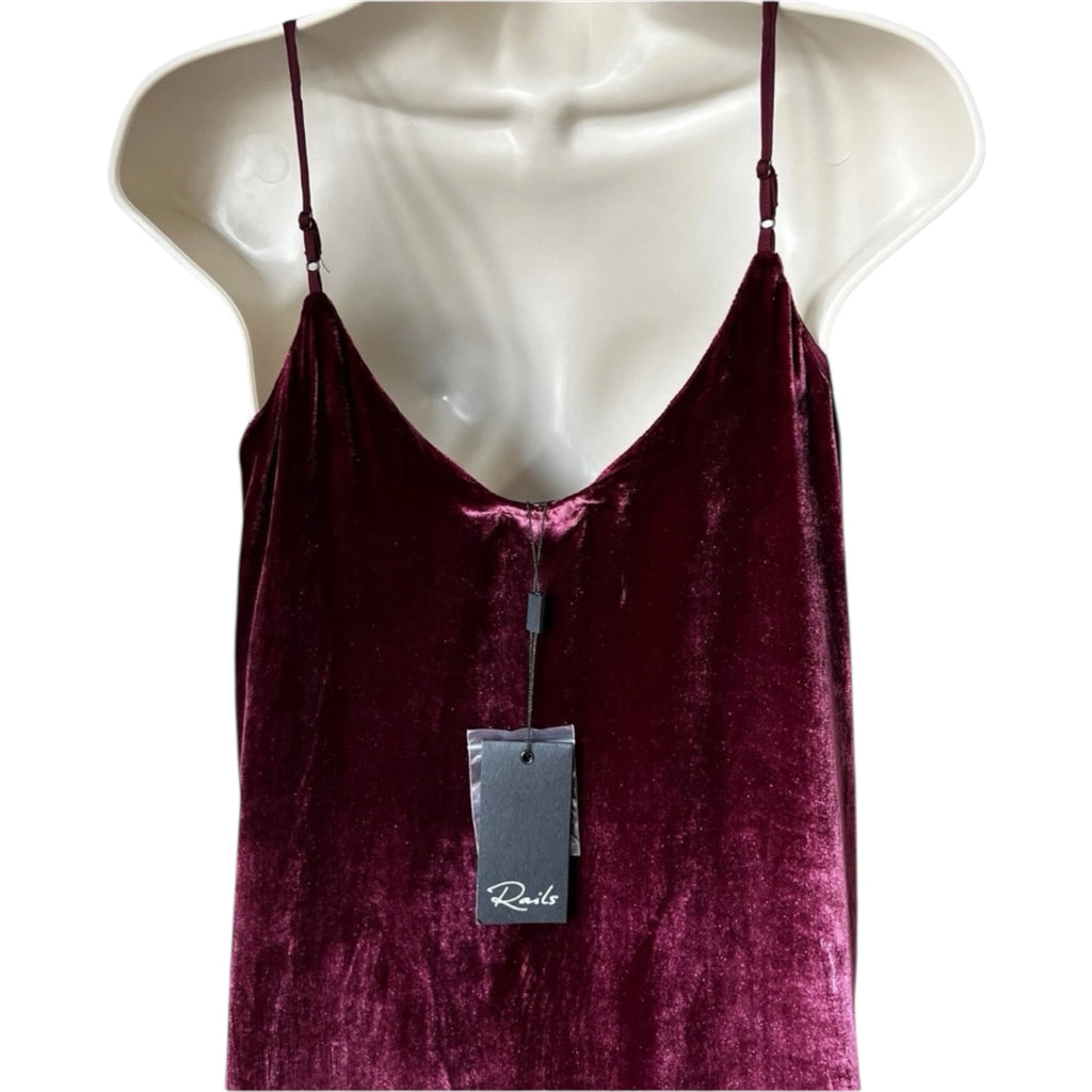 Rails Mini Velvet Slip Dress – XS – pre-loved