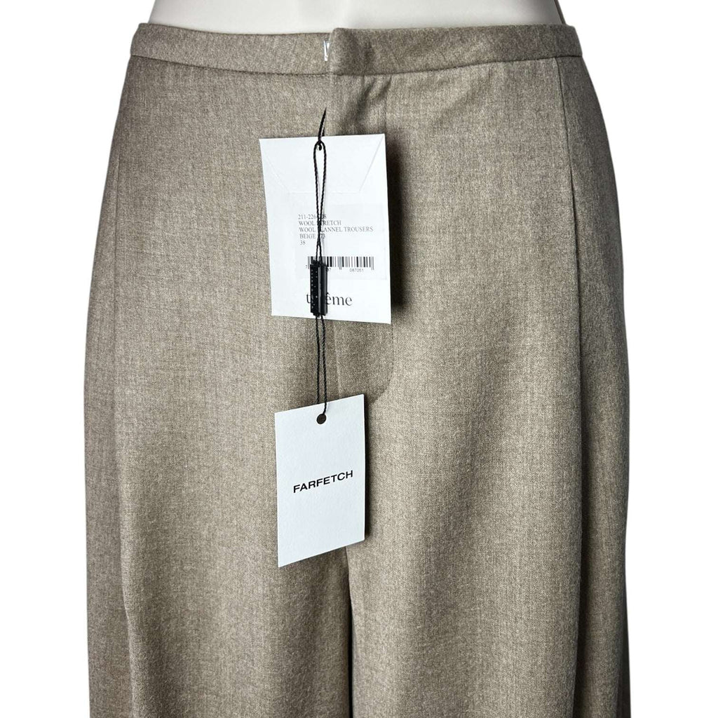 Totême Wool Flannel Pleated Trousers – EU38 – pre-loved