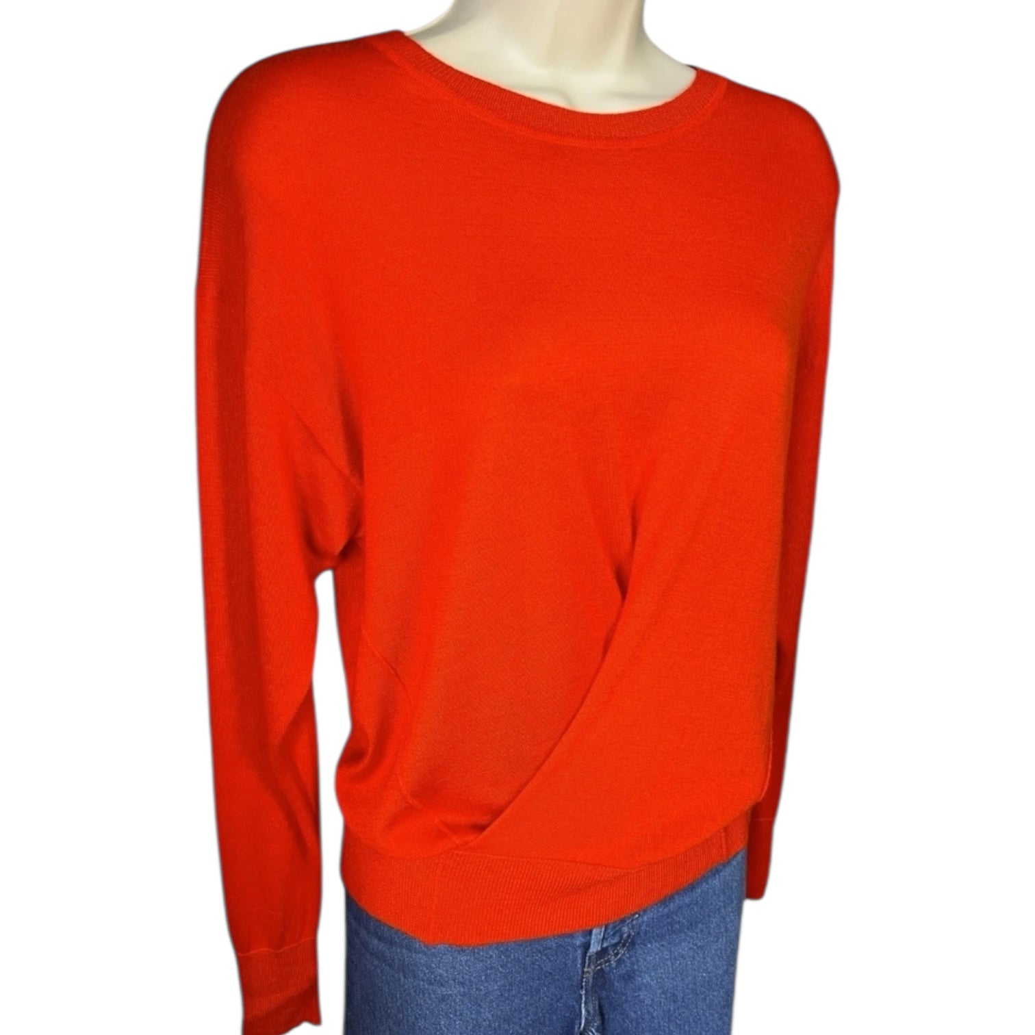 Isabel Marant Cashmere Silk Knit Jumper – Faux Wrap Sweater, FR36 – pre-loved