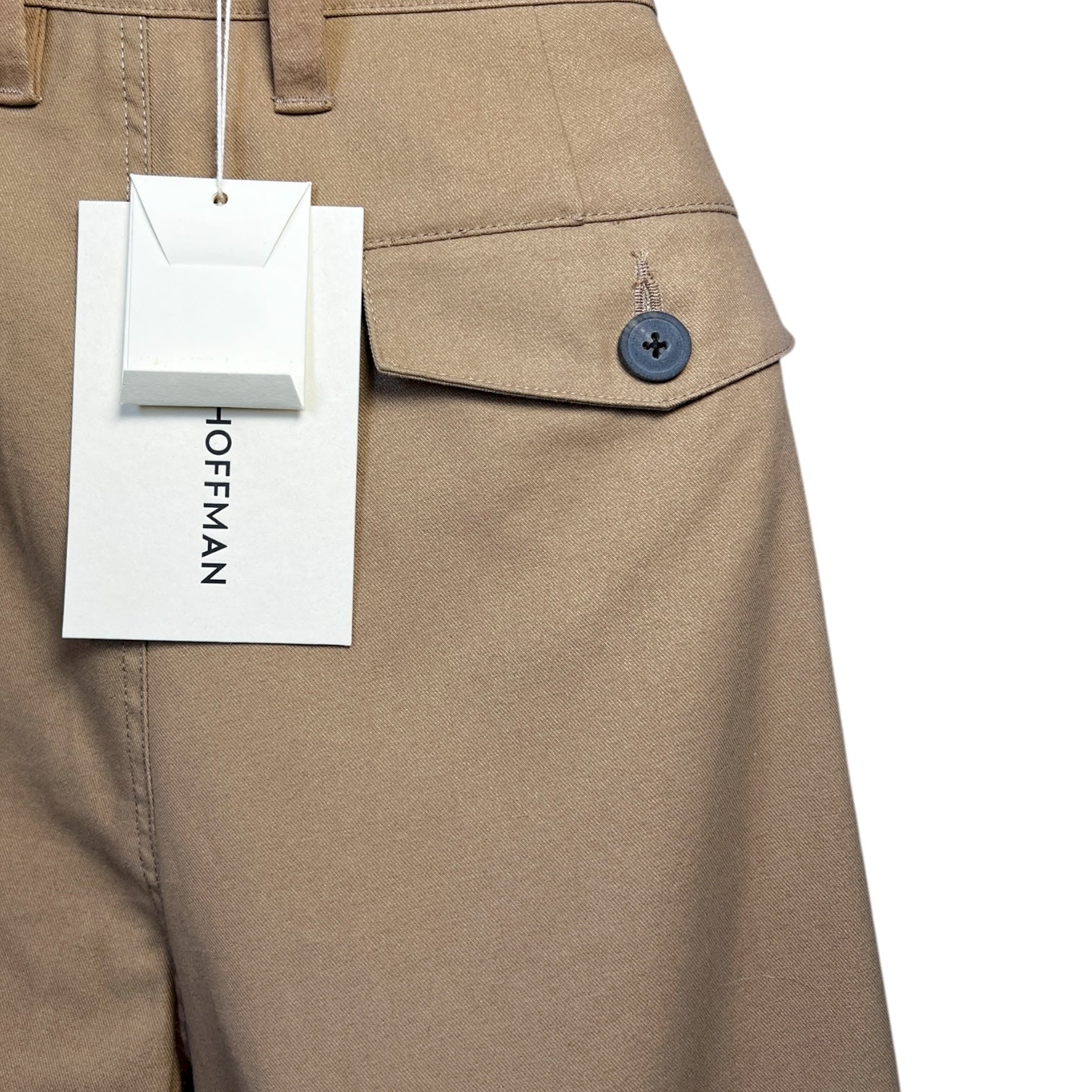 Mara Hoffman Monte Khaki Recycled Cotton Chino Trousers – US8 (UK12) – pre-loved