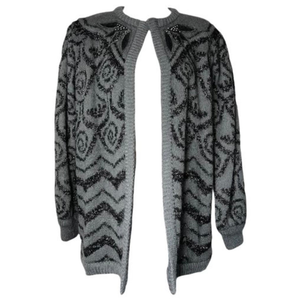 Vintage Escada Embroidered Mohair Open Coat Cardigan – FR36 – pre-loved