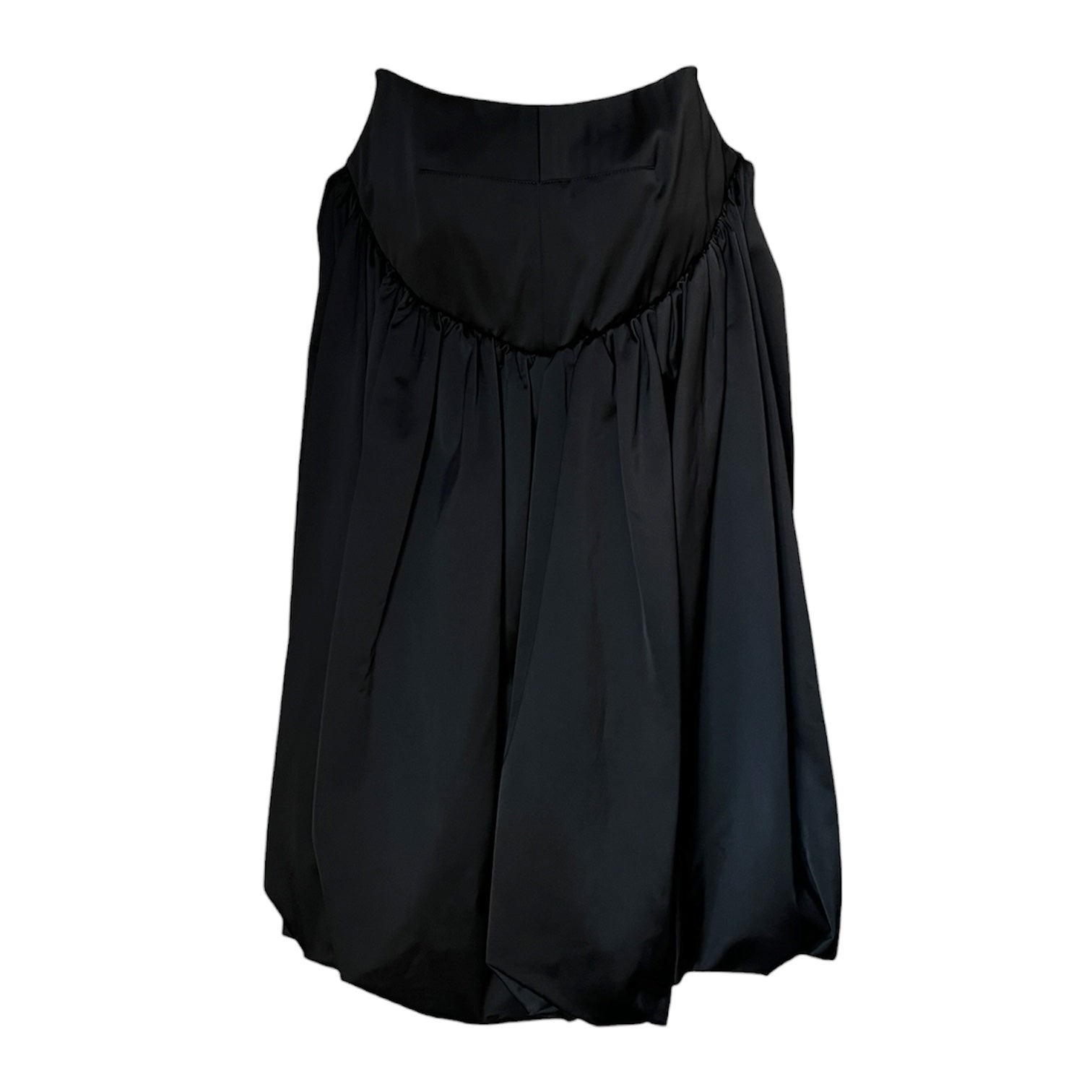 Patou Strapless Satin Bubble Mini Dress – FR38 (UK10)