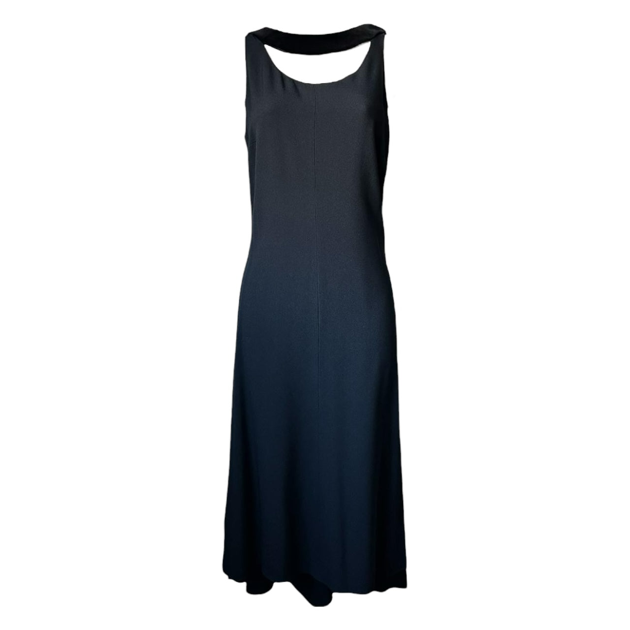 Vintage Prada Silk Velvet Choker Slip Mid-Length Dress – IT40 (UK8)