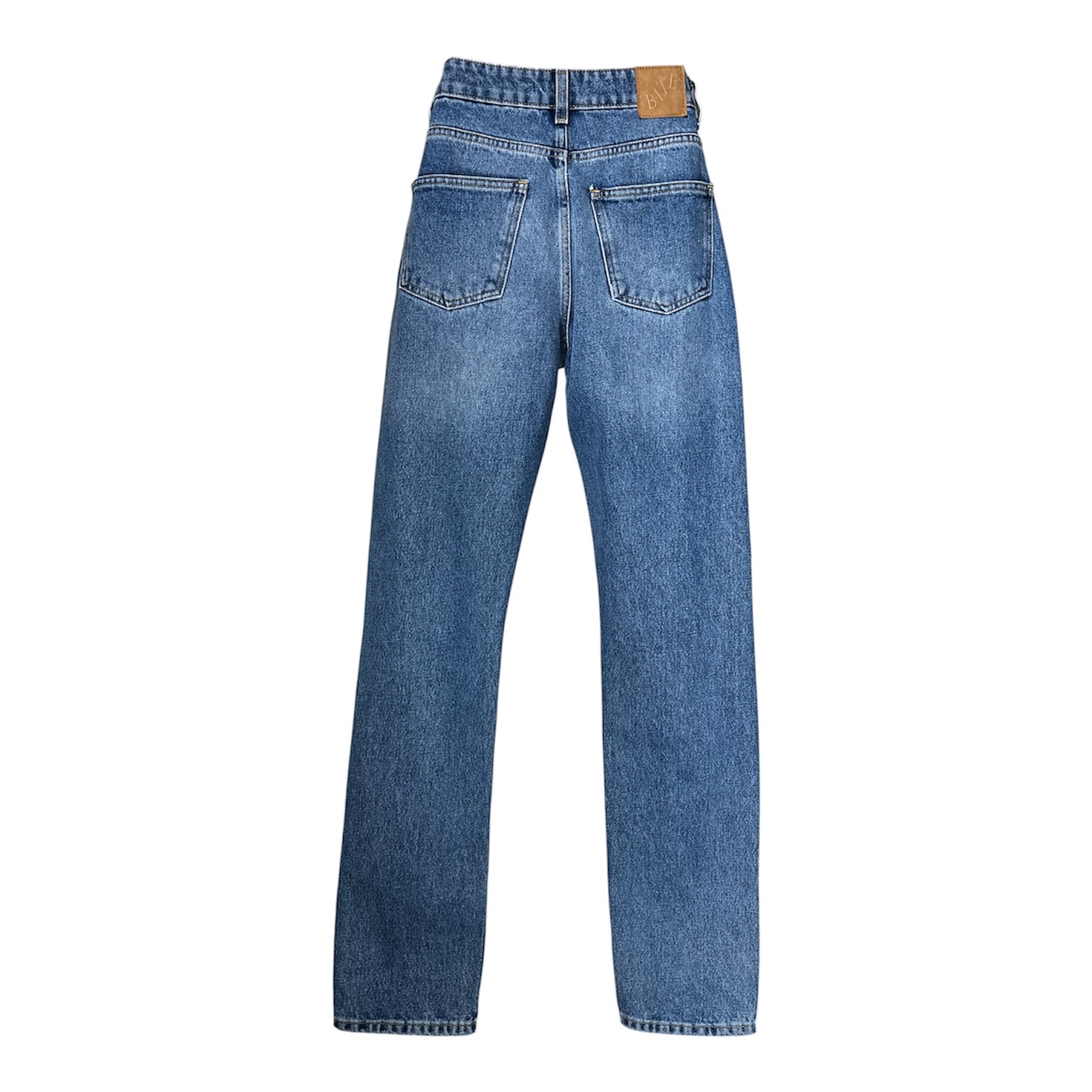 BITE Studios Essential Straight High-Rise Organic Cotton Jeans - W26 L32