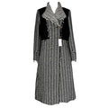 Tory Burch Runway 2020 Raw Tweed Wool Double Breasted Coat - US6 – pre-loved