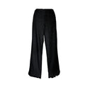Zadig & Voltaire Wool Gold Metallic Thread Cropped Frill Trousers – FR 36 – pre-loved