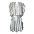 Rails Striped Linen Smocked Tiered Mini Dress – S – pre-loved