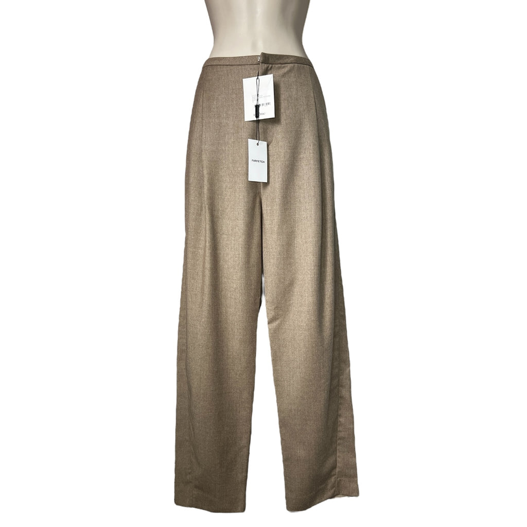Totême Wool Flannel Pleated Trousers – EU38 – pre-loved