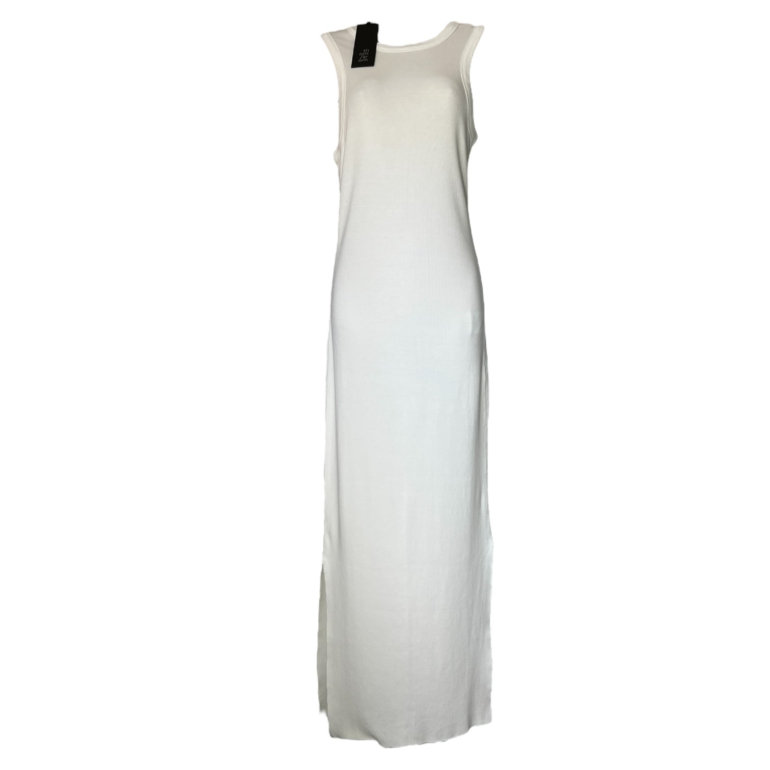 Thom Krom Ribbed Maxi Tank Dress – Off-White, L – pre-loved