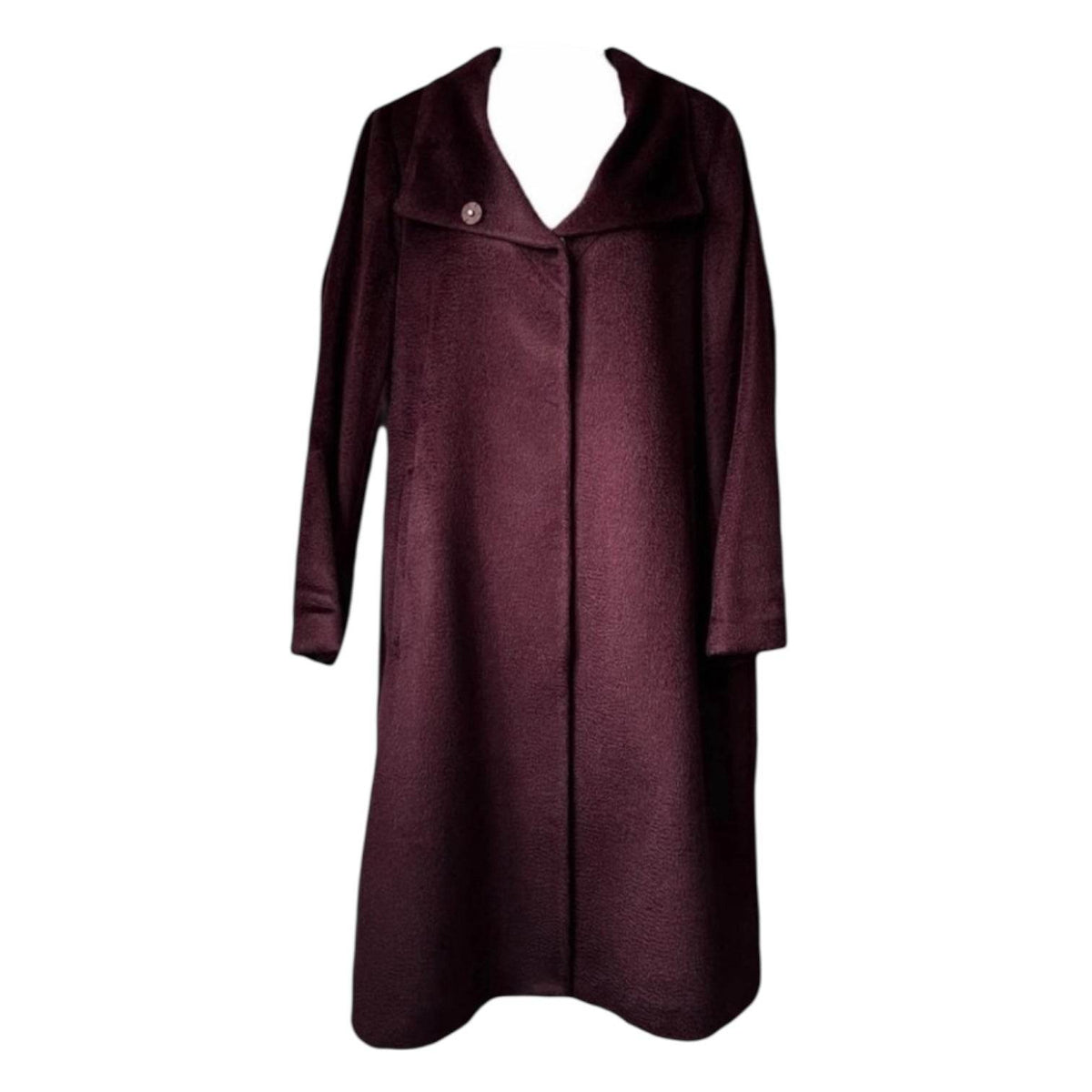 Eileen Fisher Baby Suri Alpaca Wool Sheared Coat – M – pre-loved