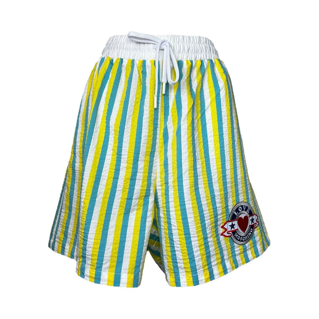 Love Moschino Striped Lyocell Boxer Shorts – IT40 (UK8) – pre-loved