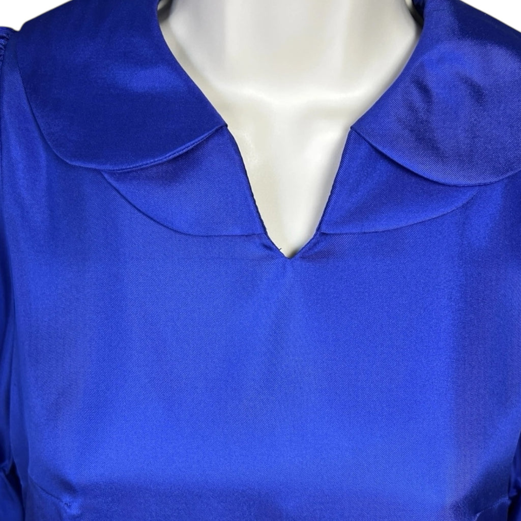 Lisou Ines Silk Peter Pan Collar Blouse – UK6 – pre-loved