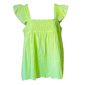 Juliet Dunn Neon Embroidered Babydoll Top – Size 1 (UK8) – pre-loved