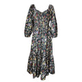 Pink City Prints Cotton Tiered Sweetheart Midi Dress – XS
