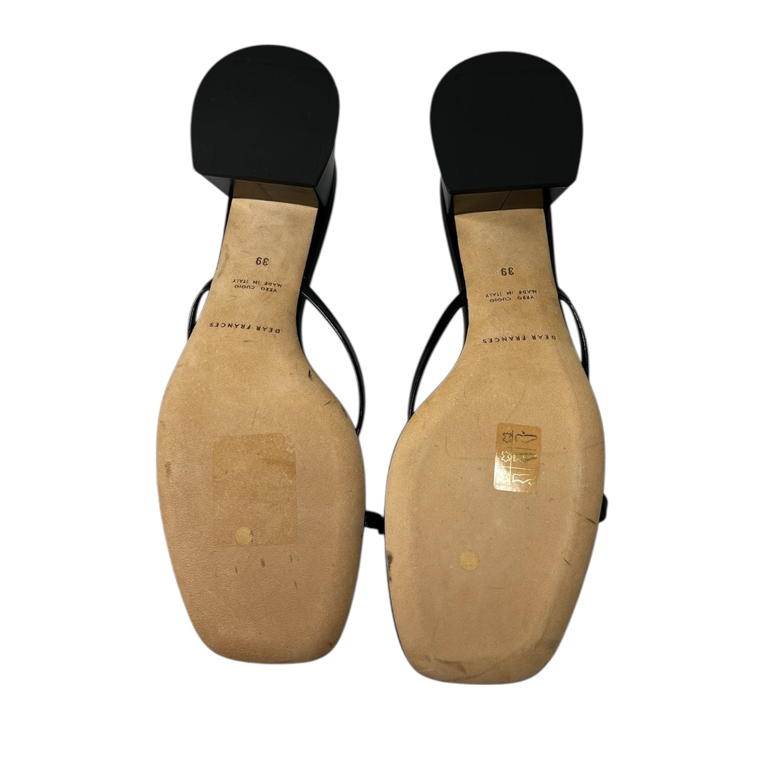Dear Frances Patti Slide Sandal – Black, EU 39
