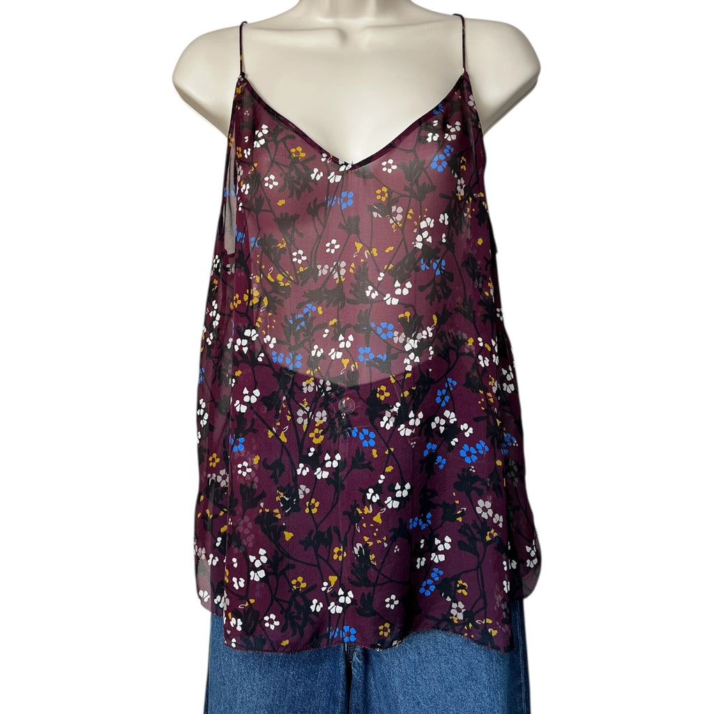 Dorothee Schumacher Floral Silk Camisole Top - Size 4 (UK12)