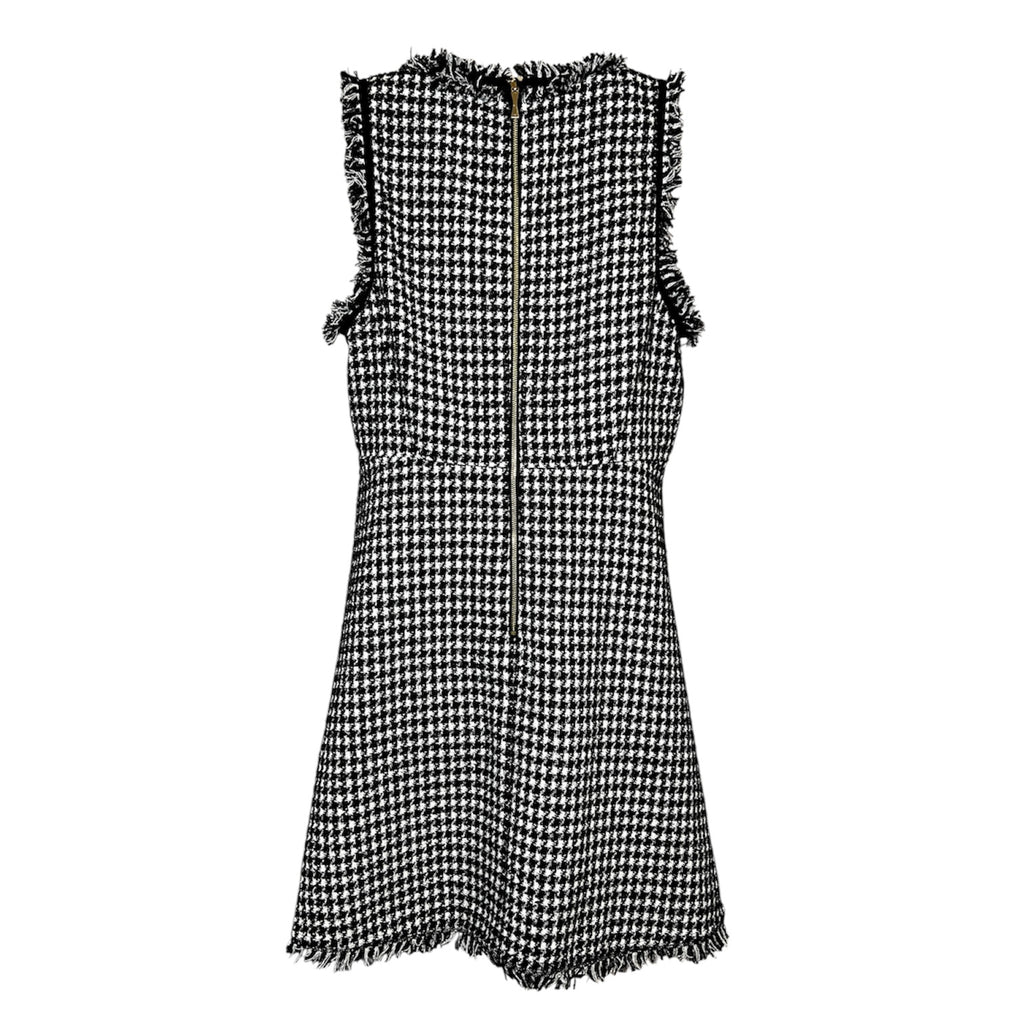 Kate Spade Dashing Beauty Houndstooth Tweed A-Line Dress – US12 – pre-loved
