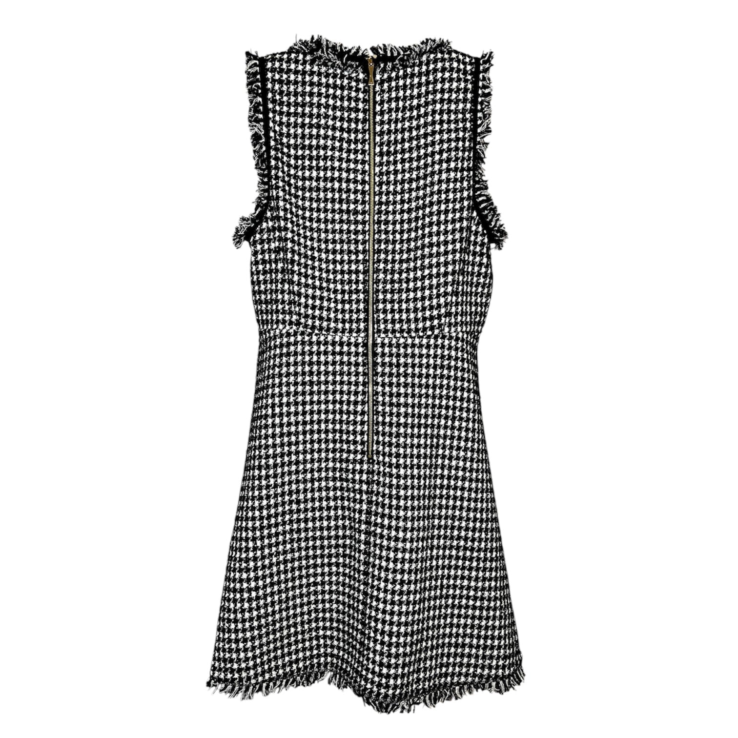 Kate Spade Dashing Beauty Houndstooth Tweed A-Line Dress – US12 – pre-loved