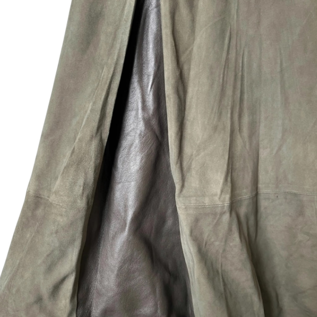 BLK DNM Suede Midi Dress – S – pre-loved