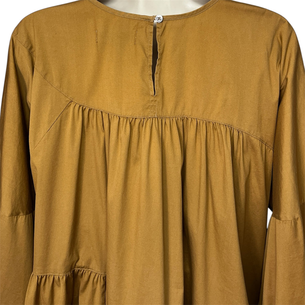 Lee Mathews Tiered Oversized Cotton Shirt - Size 3 (UK12 / US8) – pre-loved