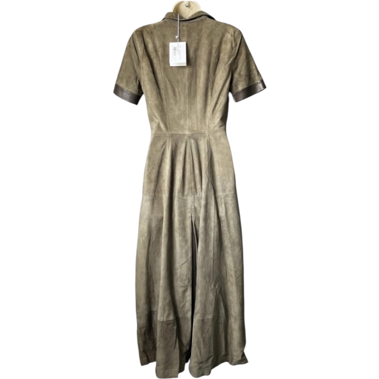 BLK DNM Suede Midi Dress – S – pre-loved