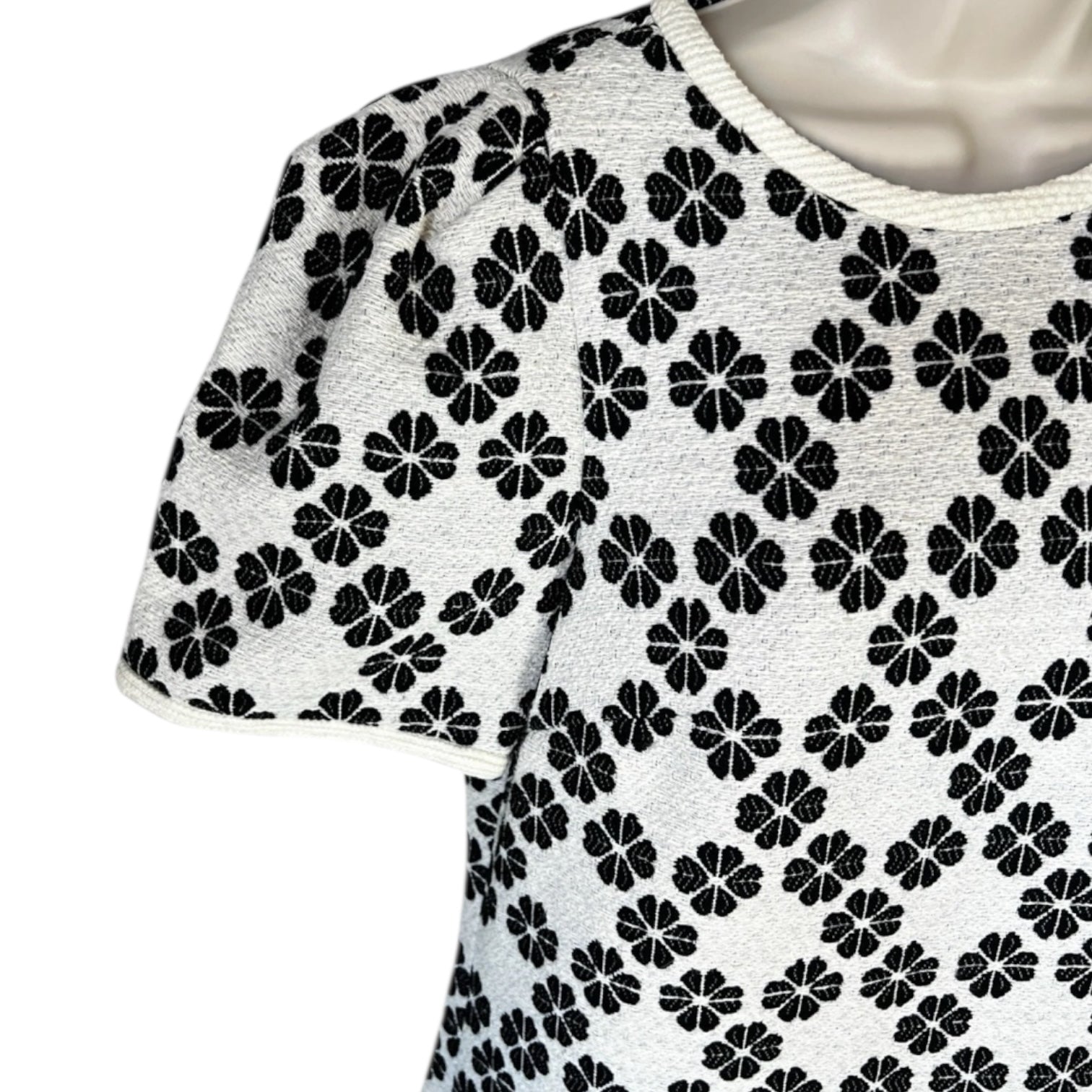 Kate Spade Tweed Jacquard Mini Shift Dress – ASO Emma Roberts, US 6 – pre-loved