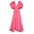 Acler Warner Linen Long Dress – Pink Rose, UK12 – pre-loved