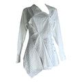 Palmer//Harding White Asymmetric Button-Down Shirt – UK6 – pre-loved