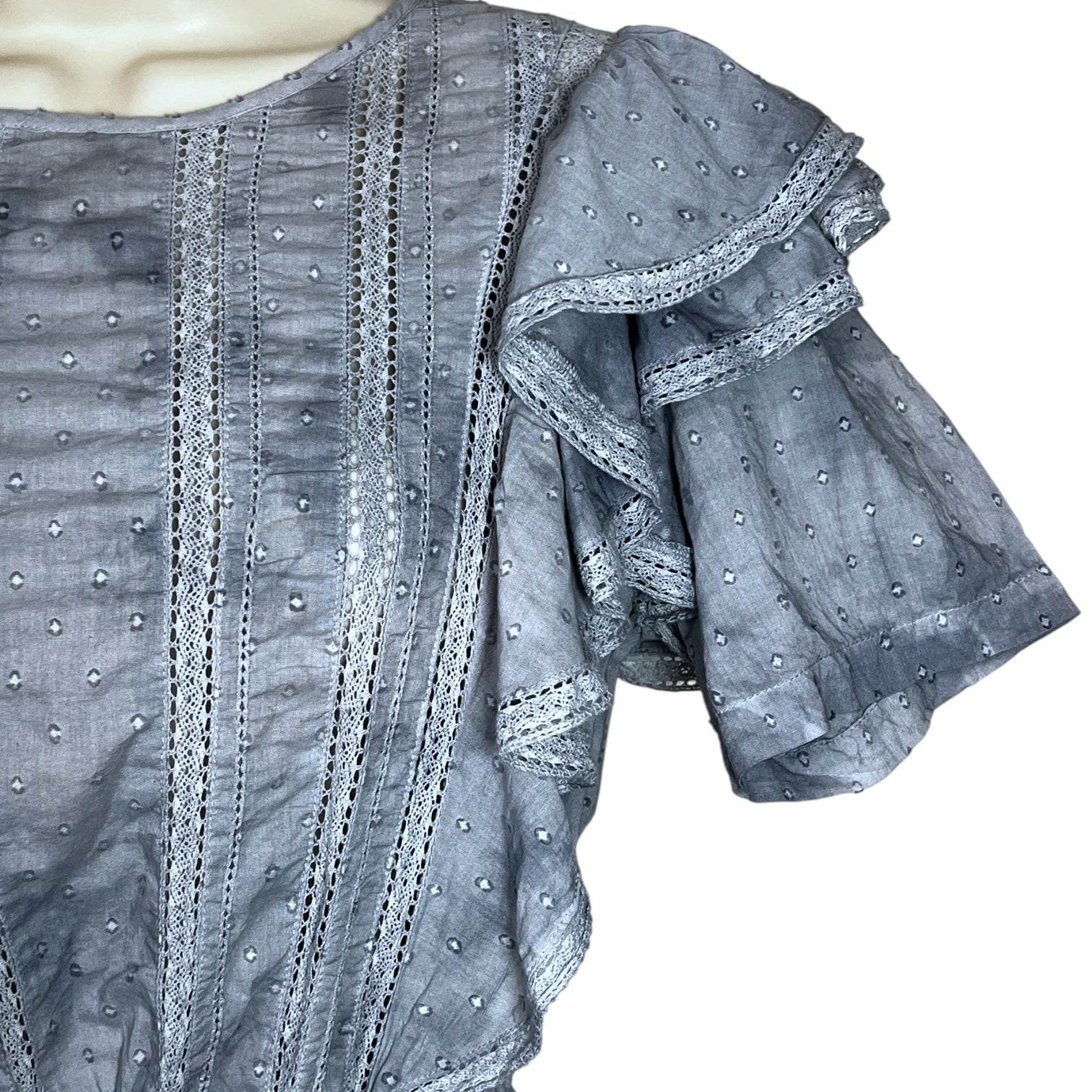 LoveShackFancy Natasha Tiered Mini Dress – M – pre-loved