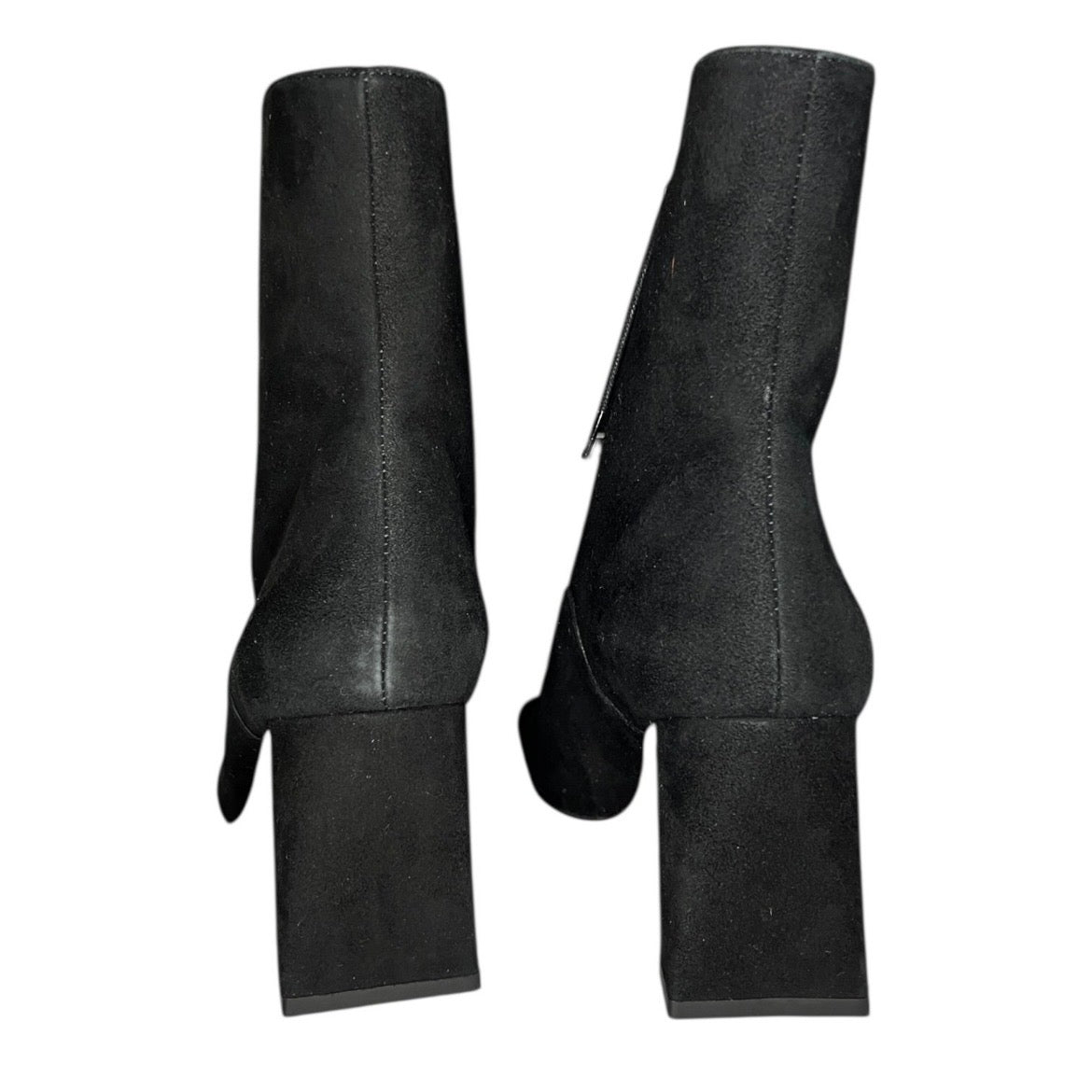 By Far Claude Black Suede Lace-Up Ankle Boots – EU 38
