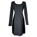 Theory Wool Knit Long Sleeve Mini Dress – L – pre-loved