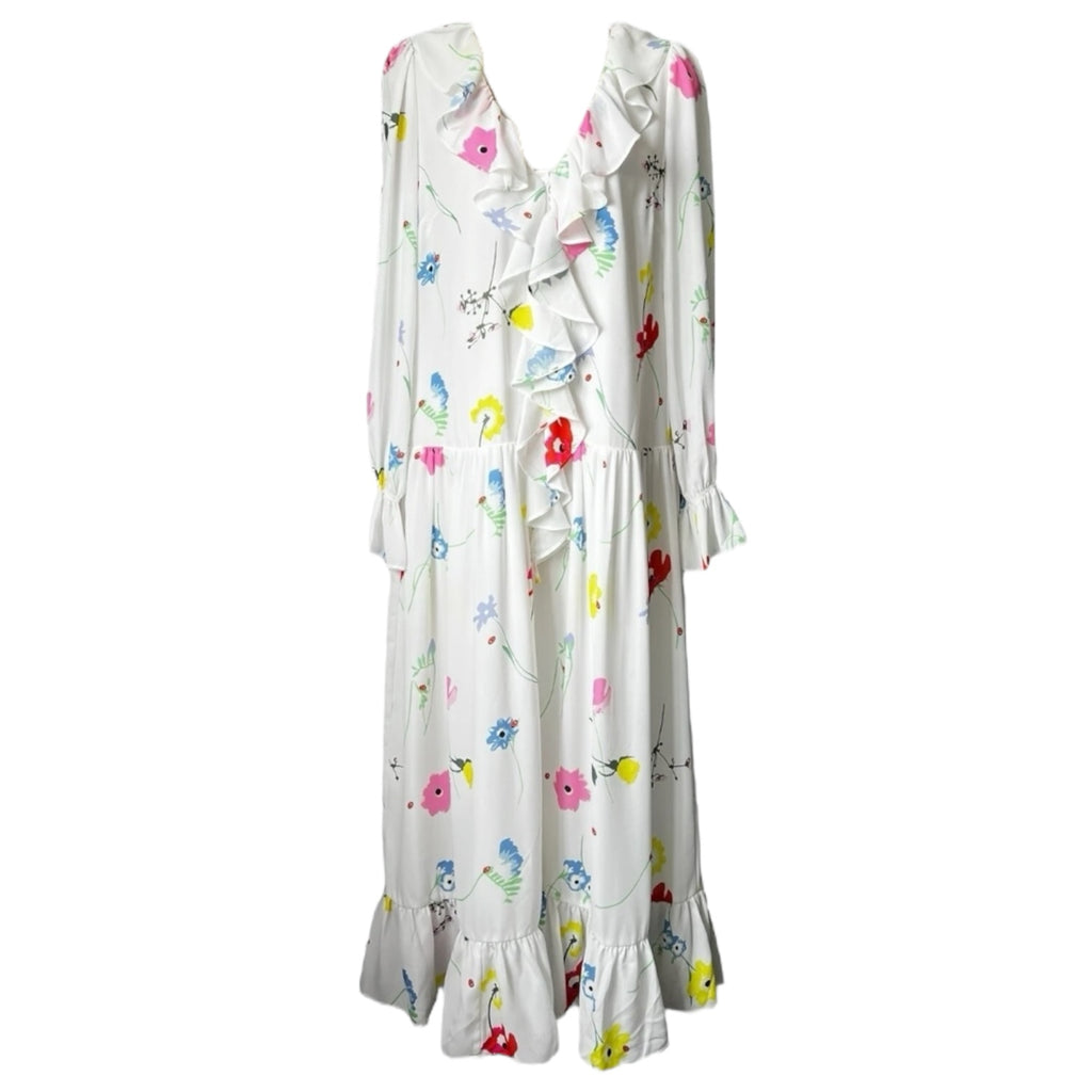 Olivia Rubin Chiffon Floral Midi Dress – UK8