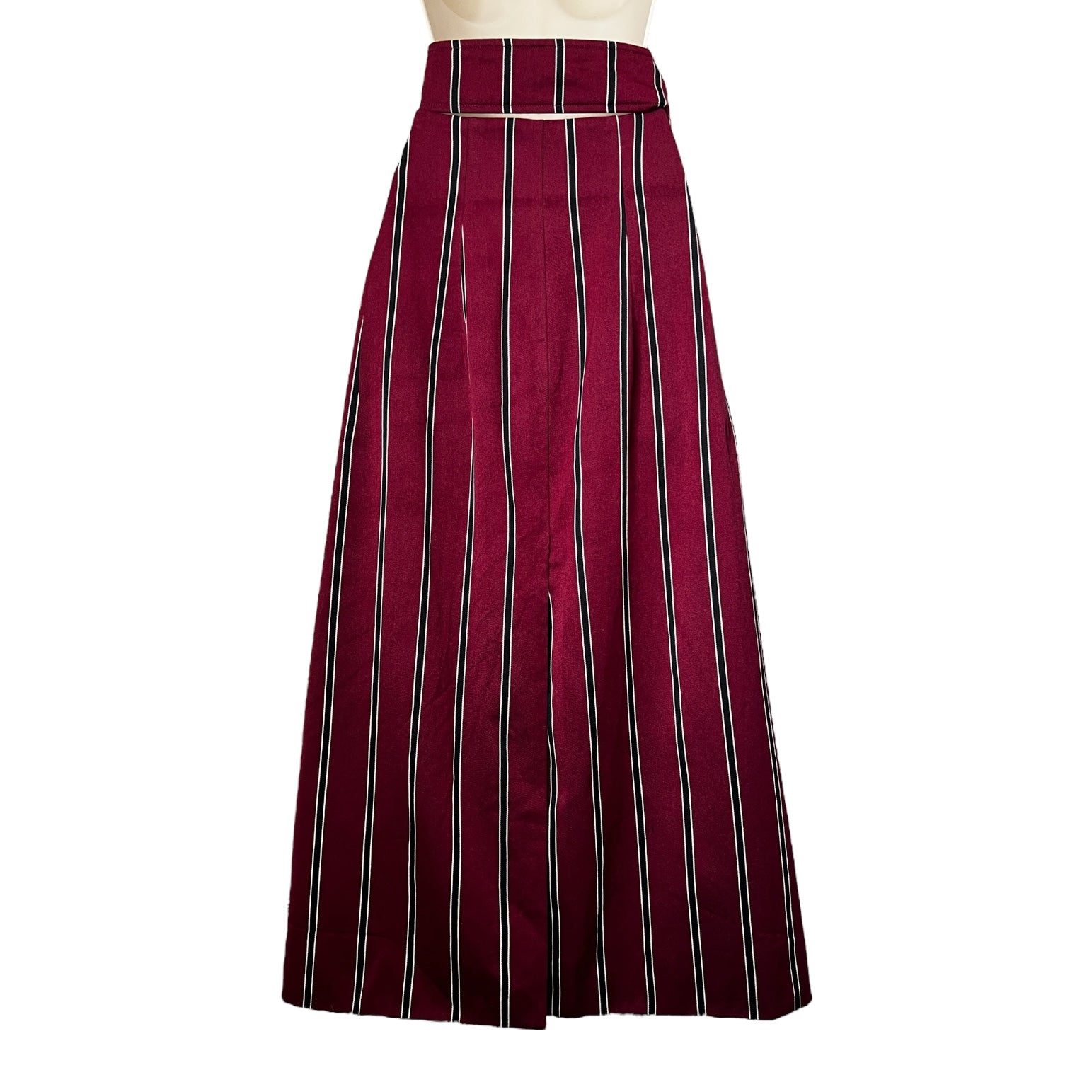 Solace London Wrap Wool Midi Skirt – UK8 – pre-loved