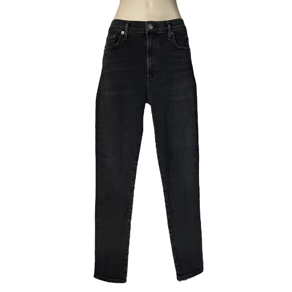 Agolde Sophie Ankle Mid Rise Jeans – Dark Room, 30