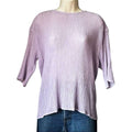 Nina Ricci Sheer Pleated Silk Top – FR36 – pre-loved
