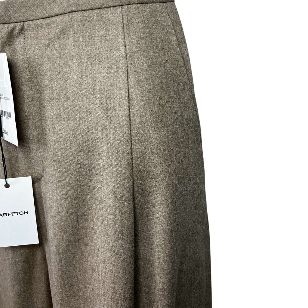 Totême Wool Flannel Pleated Trousers – EU38 – pre-loved