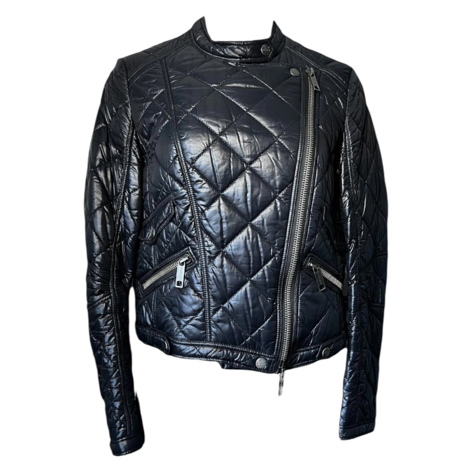 Burberry Cropped Quilted Puffer Jacket – S – pre-loved
