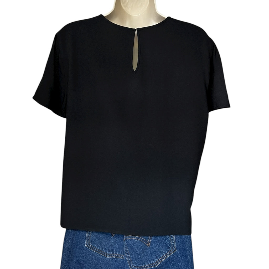 Jenni Kayne Japanese Crepe Relaxed Blouse – M