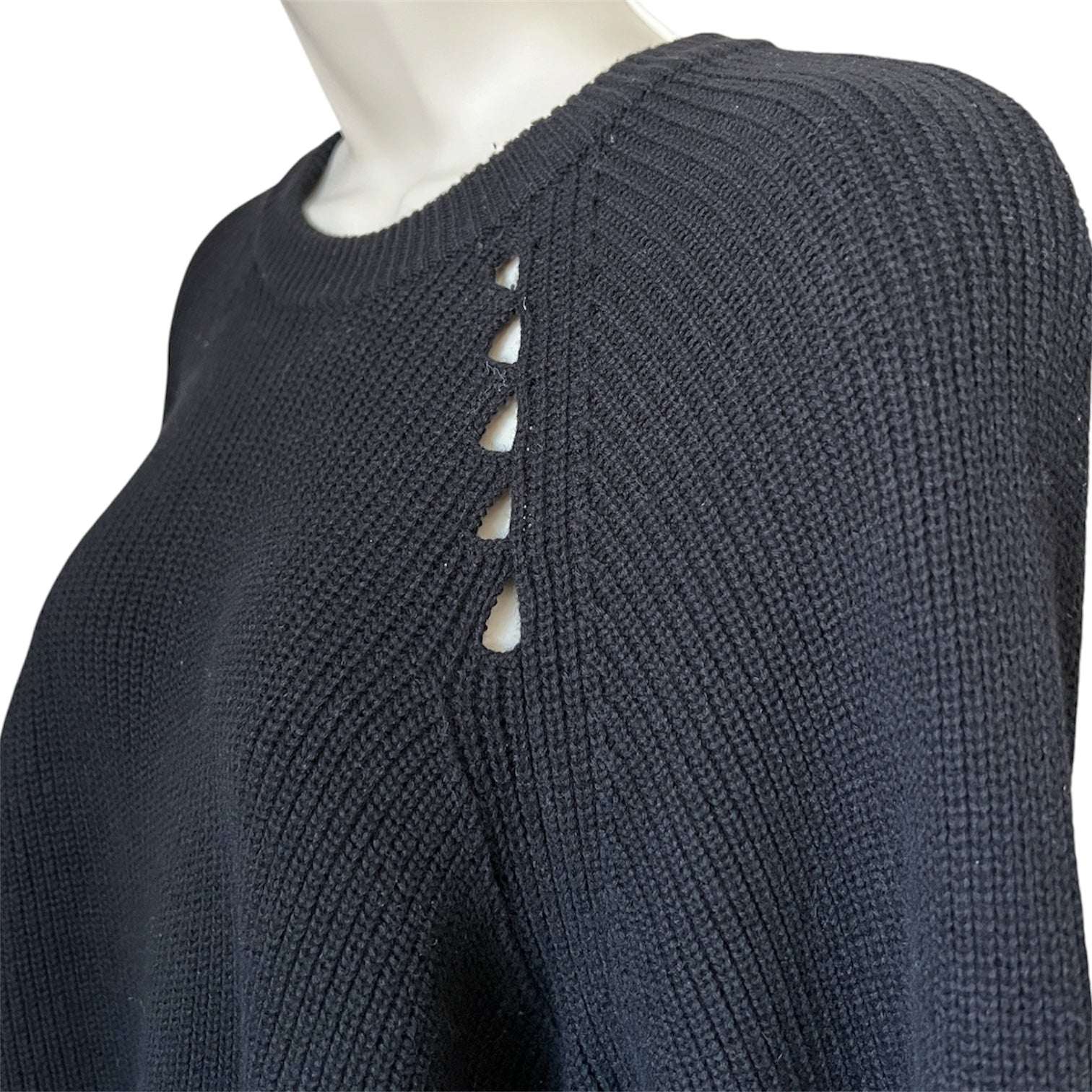 Kenzo Logo Ribbed Wool-Blend Crew Neck Sweater – M – pre-loved