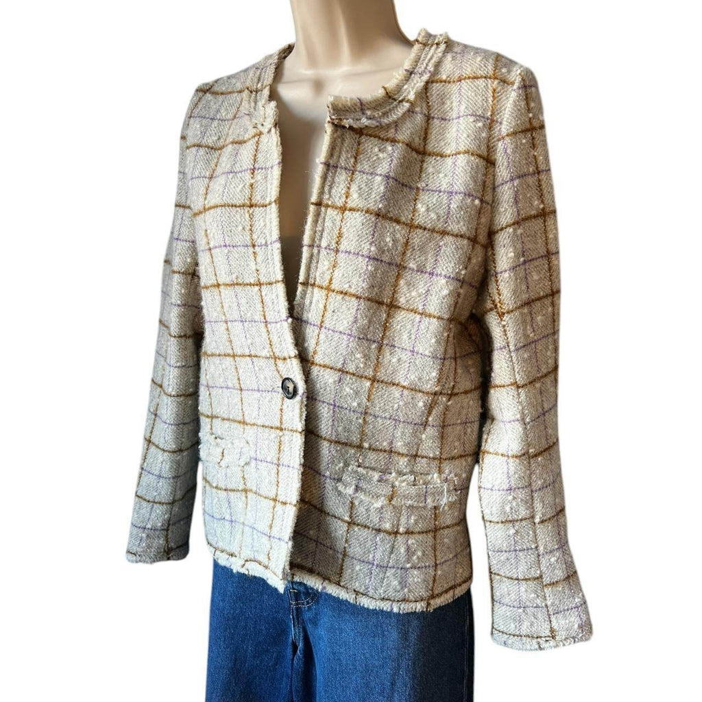 Isabel Marant Étoile Bouclé Tweed Fringe Jacket – FR40 (UK12) – pre-loved