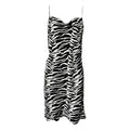 Rixo Zebra Print Silk Cowl Neck Slip Mini Dress - S – pre-loved