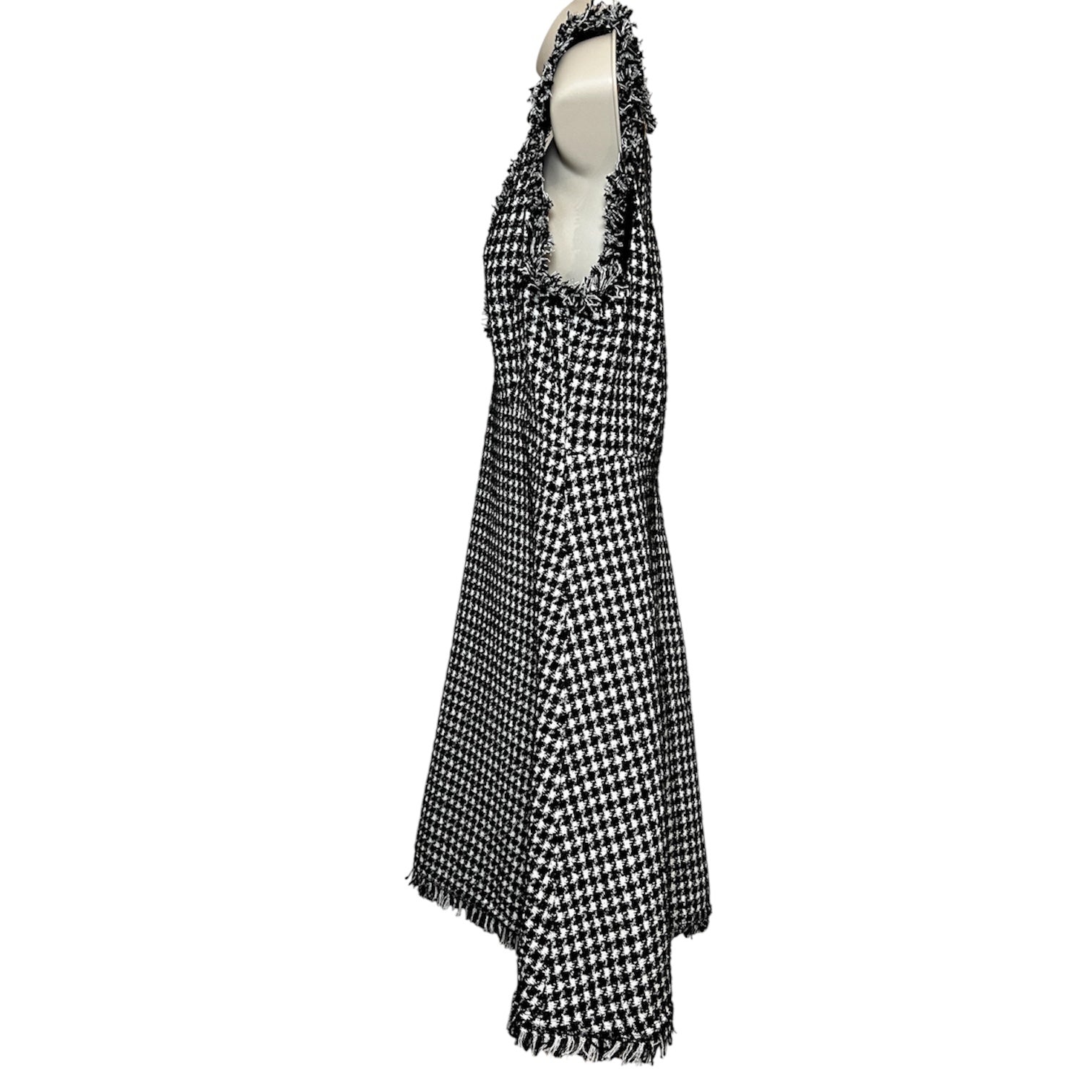 Kate Spade Dashing Beauty Houndstooth Tweed A-Line Dress – US12 – pre-loved