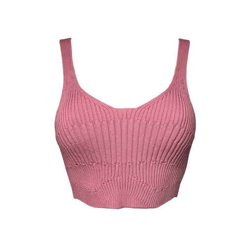 AERON Ceylon Ribbed Knit Cropped Tank Top – S – pre-loved