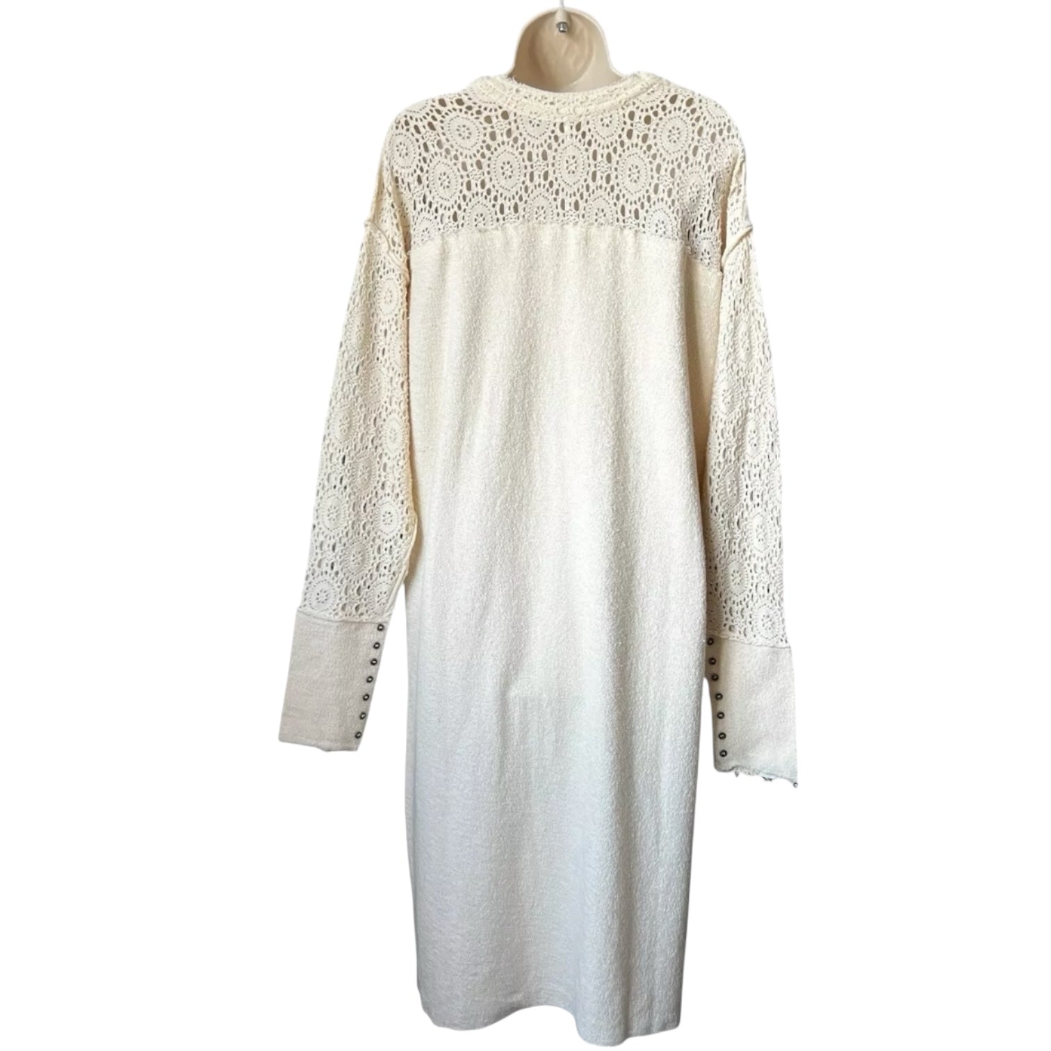Free People Crochet Lace Duster Cardigan - S – pre-loved