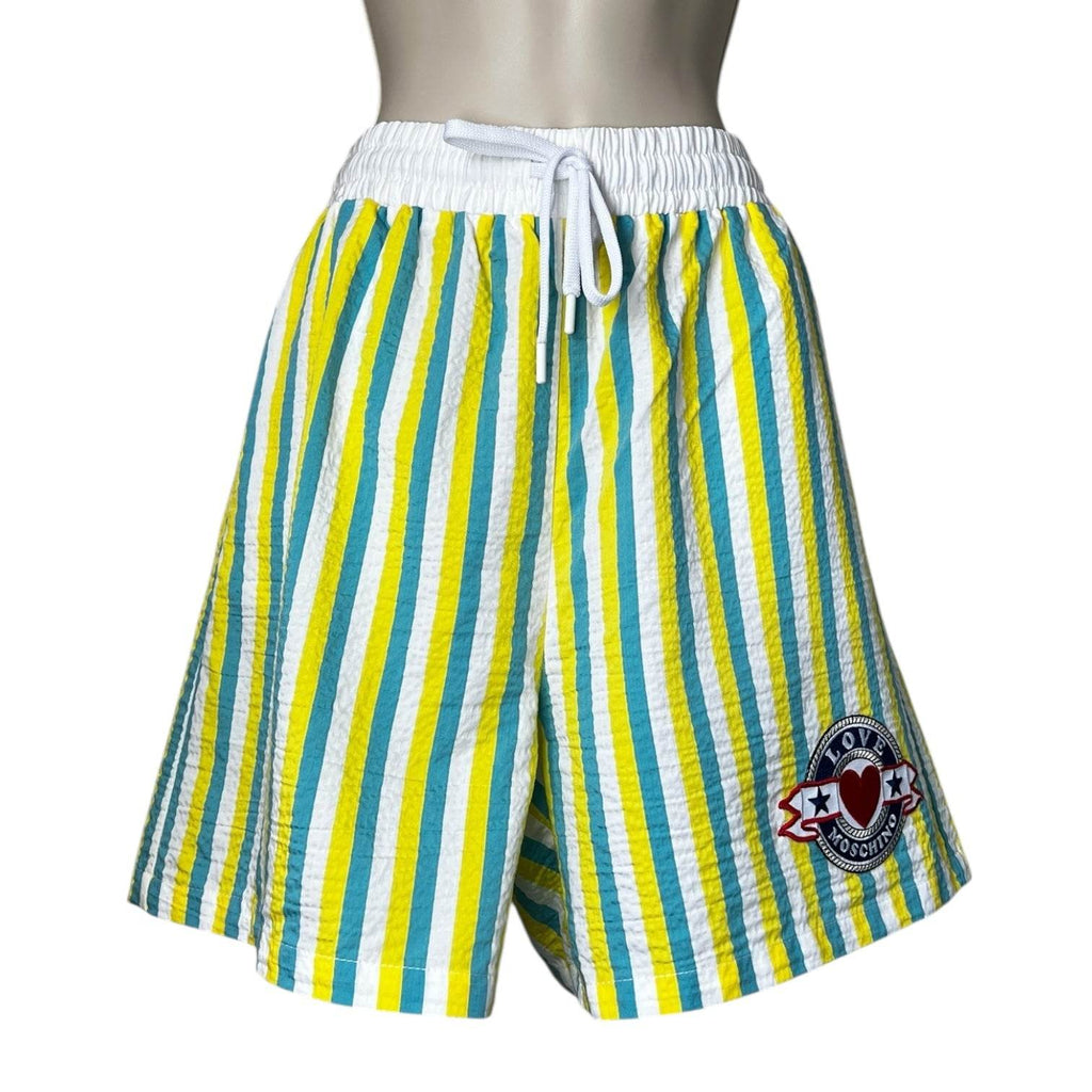 Love Moschino Striped Lyocell Boxer Shorts – IT40 (UK8) – pre-loved
