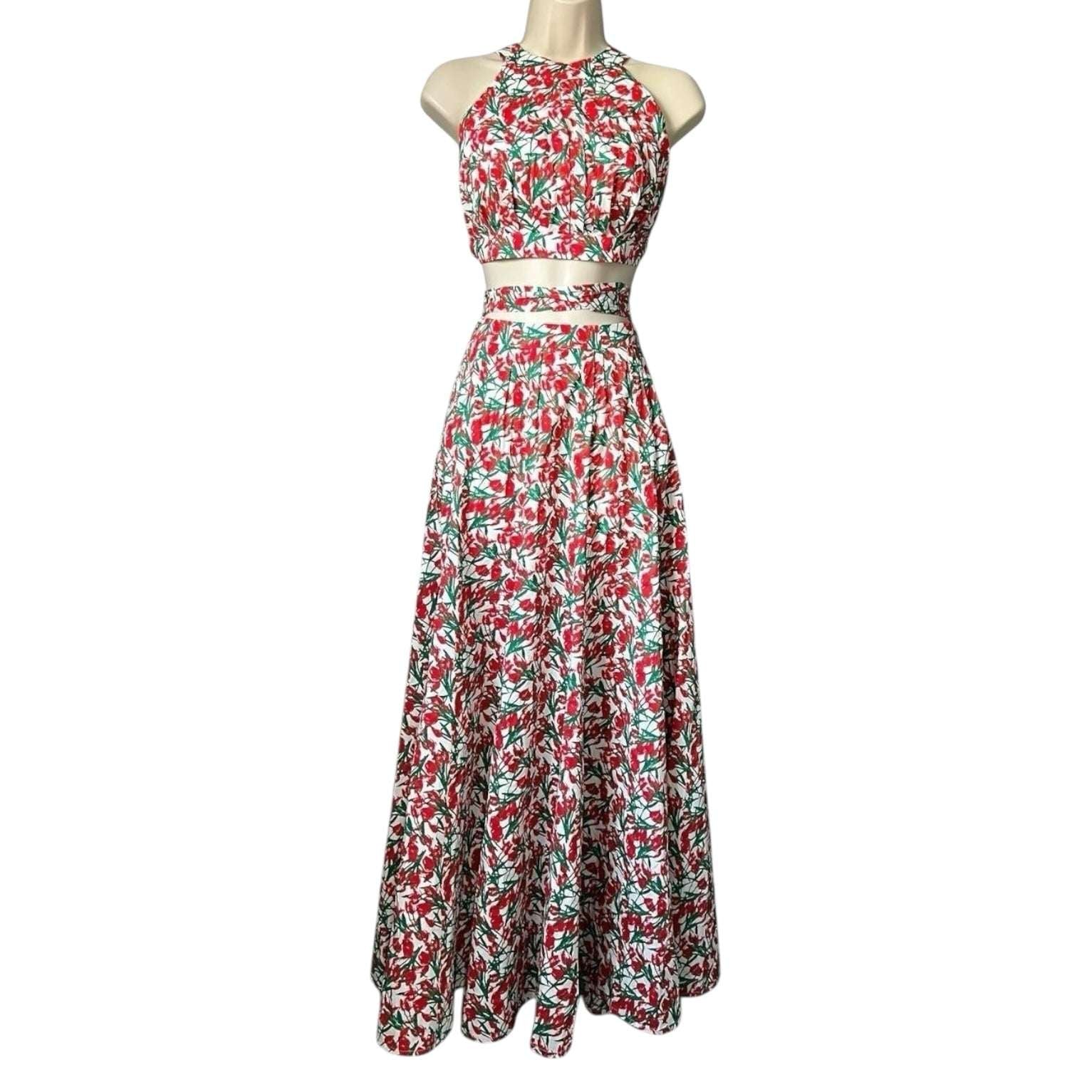 Philosophy di Lorenzo Serafini Tulip Print Maxi Skirt – UK10